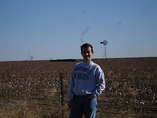 Dave in the Cotton
