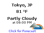 Click for Tokyo, Japan Forecast