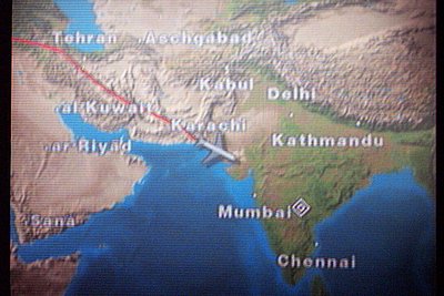 Over Karachi Pakistan