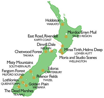 Map (c) http://www.jasons.co.nz/lordoftherings/
