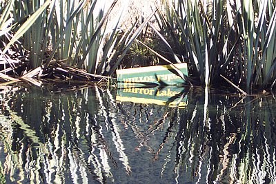 Funny kiwis make their signs inverted for the amusement of tourists