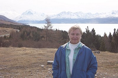 Mom & Mt. Cook